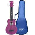 Flight TUS35 Purple Travel ABS - ukulele sopranowe z pokrowcem
