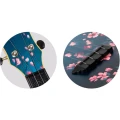 Flight TUSL32 Long Neck ABS Travel Sakura - ukulele koncertowe korpus sopranowy z pokrowcem