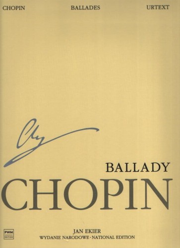 Fryderyk Chopin: Wydanie Narodowe tom 1A - Ballady na fortepian - miniatura studyjna