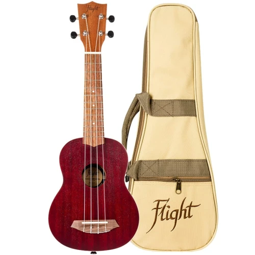 Flight Gemstone NUS380 Coral - ukulele sopranowe + pokrowiec