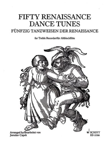 Fifty Renaissance Dance Tunes for treble recorder - Jaroslav Capek - 50 tańców renesansowych - nuty na flet prosty