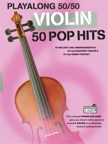 Playalong 50/50: Violin - 50 Pop Hits - nuty na skrzypce (+ audio online)