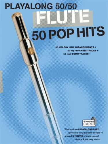 Playalong 50/50: Flute - 50 Pop Hits - nuty na flet poprzeczny (+ audio online)