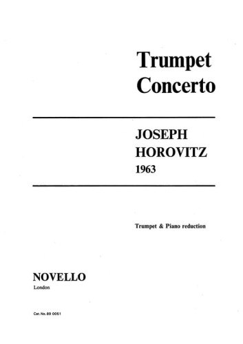 Joseph Horovitz: Trumpet Concerto (1963) for Trumpet and Piano - nuty na trąbkę i fortepian