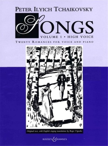 Piotr Czajkowski: Songs Volume 1 - Twenty Romances for High Voice and Piano - nuty pieśni na głos wysoki z fortepianem