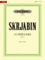 Aleksandr Skriabin: 24 Preludes op. 11 - preludia - nuty na fortepian