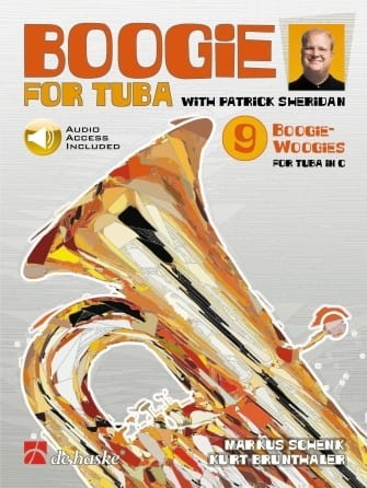 Markus Schenk: Boogie for Tuba in C (+ audio online) - nuty na tubę w kluczu basowym