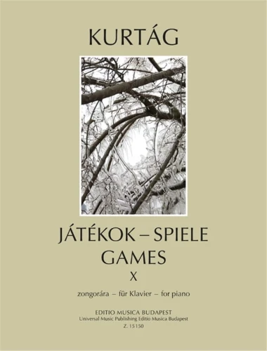Gyorgy Kurtag: Jatekok 10 - Games X - nuty na fortepian solo