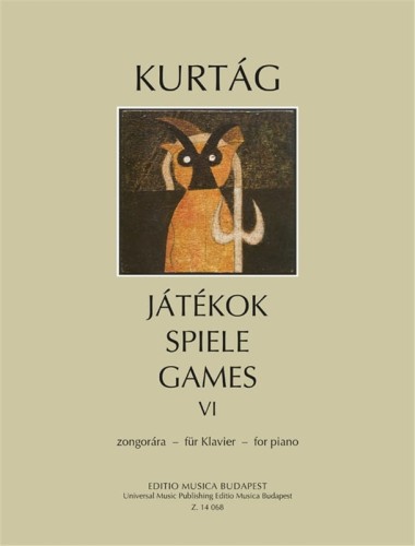 Gyorgy Kurtag: Jatekok 6 - Games VI - nuty na fortepian solo