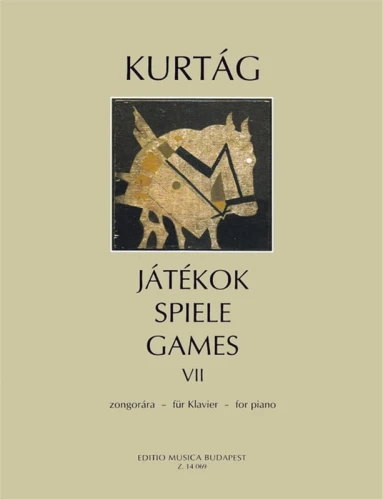 Gyorgy Kurtag: Jatekok 7 - Games VII - nuty na fortepian solo