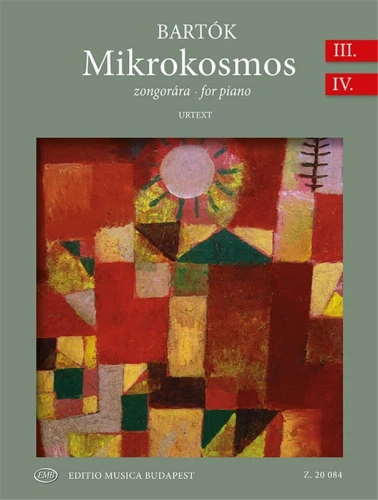 Bela Bartok: Mikrokosmos for Piano Volume 3 and 4 (Urtext) BB 105 - nuty na fortepian