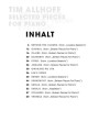 Tim Allhoff: Selected Pieces for Piano - nuty na fortepian