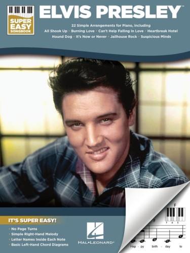 Super Easy Songbook: Elvis Presley - proste nuty literowe na pianino lub keyboard