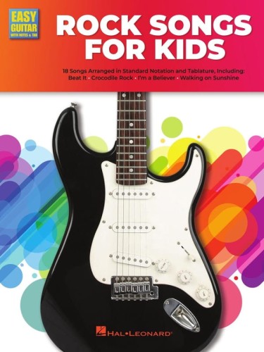 Rock Guitar Songs for Kids for Easy Guitar - nuty na gitarę z tabulaturami