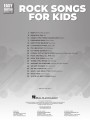 Rock Guitar Songs for Kids for Easy Guitar - nuty na gitarę z tabulaturami