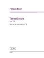 Nicolas Bacri: Tenebrae op. 139 - Nocturne pour Piano no. 6 - nuty na fortepian