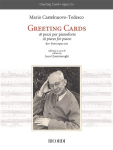 Mario Castelnuovo-Tedesco: Greeting Cards op. 170 - 18 Pieces for Piano - nuty na fortepian
