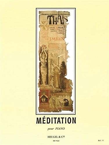 Jules Massenet: Meditation from Thais - arranged for Piano - nuty na fortepian