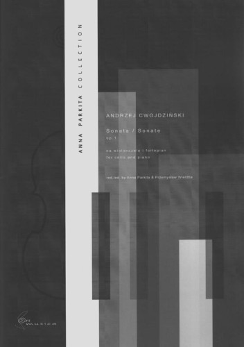 Andrzej Cwojdziński: Sonata op. 1 - nuty na wiolonczelę i fortepian