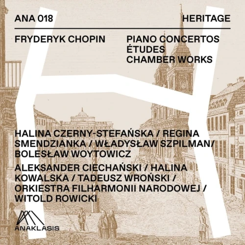 Fryderyk Chopin: Piano Concertos, Etudes, Chamber Works - seria Heritage - 3x płyta CD