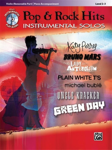 Pop & Rock Hits Instrumental Solos for Strings - Violin (+ płyta CD) - nuty na skrzypce z fortepianem