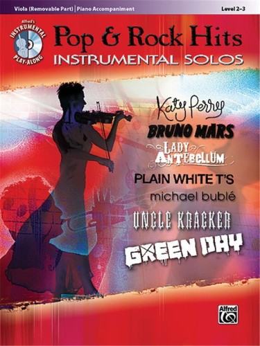 Pop & Rock Hits Instrumental Solos for Strings - Viola (+ płyta CD) - nuty na altówkę z fortepianem