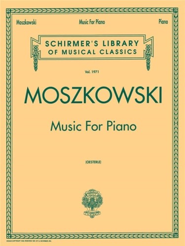 Moritz Moszkowski: Music for Piano - utwory fortepianowe - nuty na fortepian