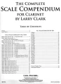 Larry Clark: The Complete Scale Compendium - Clarinet - Larry Clark - kompendium skal muzycznych na klarnet