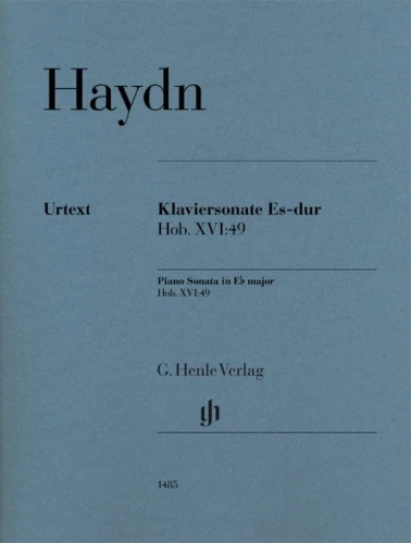 Joseph Haydn: Klaviersonate Es-dur Hob. XVI:49 - Piano Sonata in Eb major - sonata fortepianowa - nuty na fortepian