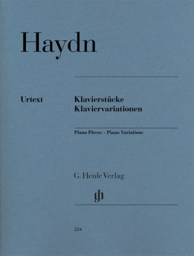 Joseph Haydn: Klavierstucke und Klaviervariationen - Piano Pieces and Piano Variations - utwory i wariacje fortepianowe - nuty na fortepian