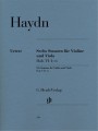 Joseph Haydn: Sechs Sonaten fur Violine und Viola Hob. VI:1-6 - 6 Sonatas for Violin and Viola - sześć sonat - nuty na skrzypce i altówkę