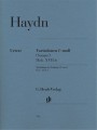 Joseph Haydn: Variationen f-moll (Sonate) Hob. XVII:6 - Variations in f minor - wariacje (sonata) - nuty na fortepian