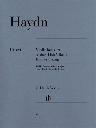 Joseph Haydn: Violinkonzert A-dur Hob. VIIa:3 - Violin Concerto in A major - koncert skrzypcowy - nuty na skrzypce i fortepian