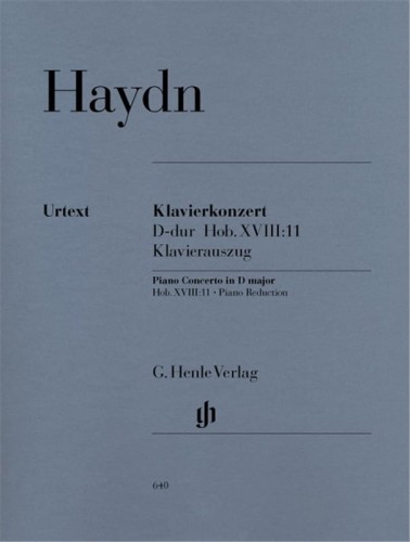 Joseph Haydn: Klavierkonzert D-dur Hob. XVIII:11 - Piano Concerto in D major - koncert fortepianowy (klawesynowy) - nuty na dwa fortepiany