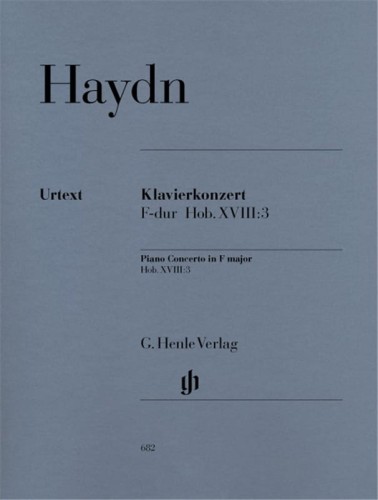 Joseph Haydn: Klavierkonzert F-dur Hob. XVIII:3 - Piano Concerto in F major - koncert fortepianowy (klawesynowy) - nuty na fortepian i kwartet skrzypcowy
