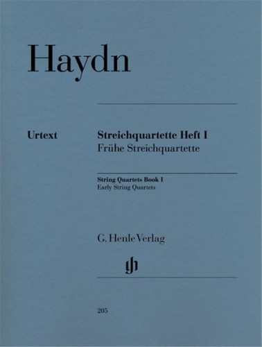 Joseph Haydn: Streichquartette I - String Quartets 1 - wczesne kwartety smyczkowe - nuty na kwartet smyczkowy