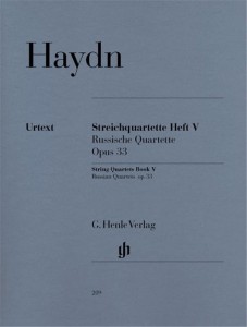 Joseph Haydn: Streichquartette V - String Quartets 5 - kwartety smyczkowe rosyjskie op. 33 - nuty na kwartet smyczkowy