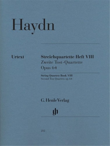 Joseph Haydn: Streichquartette VIII - String Quartets 8 - kwartety smyczkowe Tost II op. 64 - nuty na kwartet smyczkowy