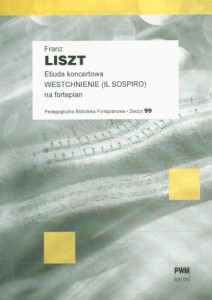 Franz (Ferenc) Liszt: Etiuda koncertowa - Westchnienie (Il Sospiro) - nuty na fortepian