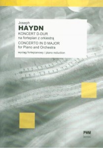 Joseph Haydn: Koncert D-dur na fortepian i orkiestrę - nuty na dwa fortepiany