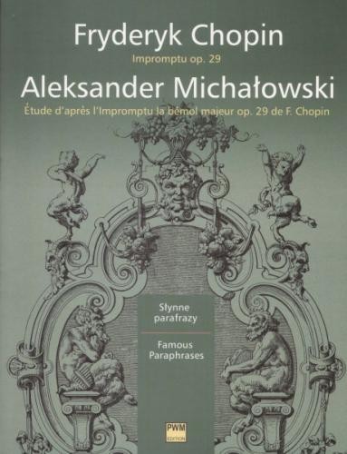 Fryderyk Chopin, Aleksander Michałowski: Impromptu op. 29, Etude d'apres l'Impromptu la bémol majeur op. 29 de F. Chopin - nuty na fortepian