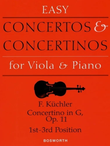 Ferdinand Küchler: Concertino G-dur op. 11 - nuty na altówkę i fortepian