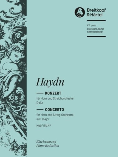 Joseph Haydn: Horn Concerto in D major, Hob. VIId:4 - Koncert na róg nr 2 D-dur - nuty na waltornię (róg) z fortepianem