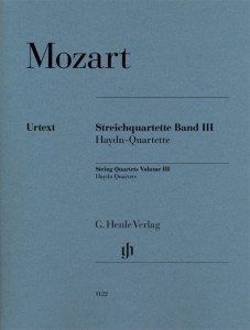 Wolfgang Amadeus Mozart: Streichquartette III - String Quartets 3 - kwartety smyczkowe Haydnowskie - nuty na kwartet smyczkowy