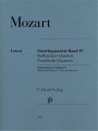 Wolfgang Amadeus Mozart: Streichquartette IV - String Quartets 4 - kwartety smyczkowe - nuty na kwartet smyczkowy