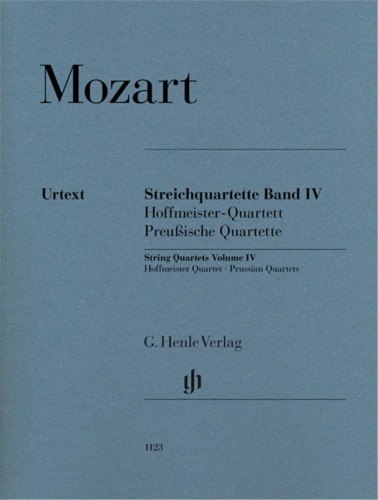 Wolfgang Amadeus Mozart: Streichquartette IV - String Quartets 4 - kwartety smyczkowe - nuty na kwartet smyczkowy