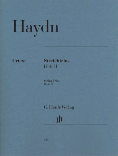 Joseph Haydn: Streichtrios II - String Trios 2 - divertimenta tria smyczkowe - nuty na skrzypce, skrzypce (altówkę) i wiolonczelę