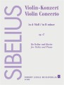 Jean Sibelius: Violin-Konzert d-moll op. 47 fur Violine and Klavier - koncert skrzypcowy d-moll - nuty na skrzypce i fortepian