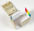 Notes z karteczkami (białe i indeksujące) samoprzylepnymi z motywem nut Chopina 10,5x7,5cm