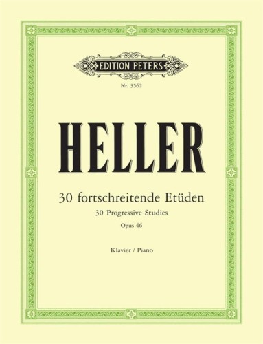 Stephen Heller: 30 fortschreitende Etuden - 30 Progressive Studies op. 46 - nuty na fortepian